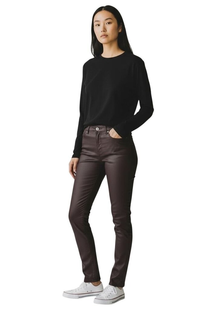 Coated Skinny Jeans