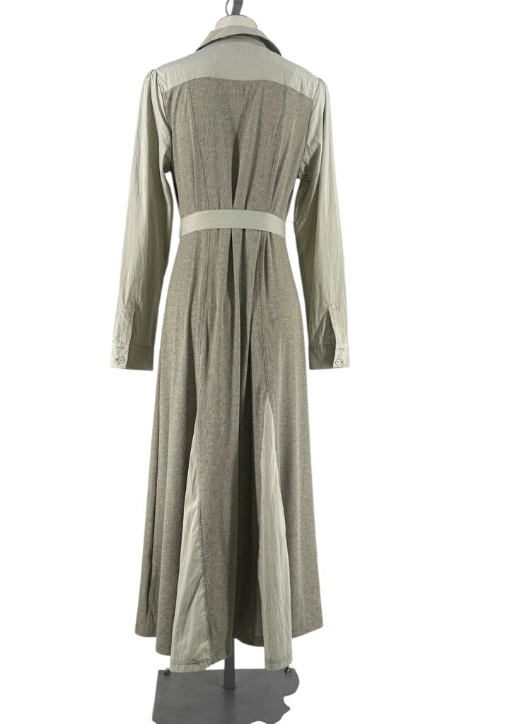 Current Air Godet Skirt Ribbed Maxi Dress