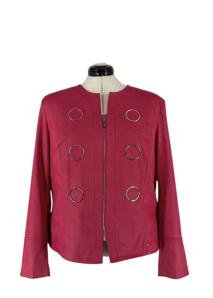 Hardware Circles Collarless Blazer