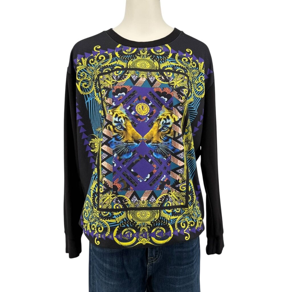Lion Baroque Print Sweatshirt \ IA5
