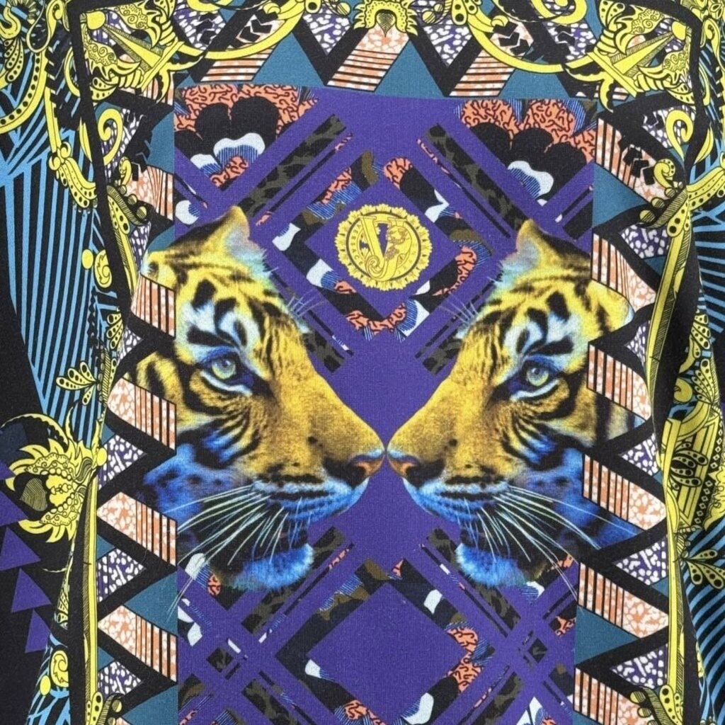 Lion Baroque Print Sweatshirt \ IA5