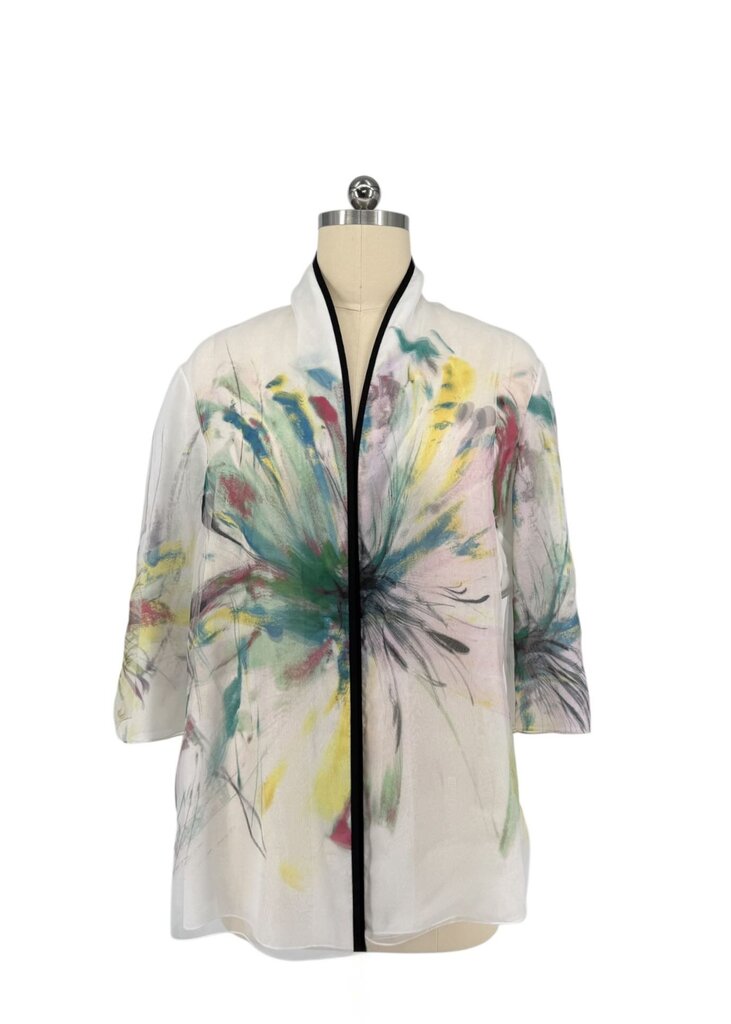 Chiffon Floral Watercolor Top
