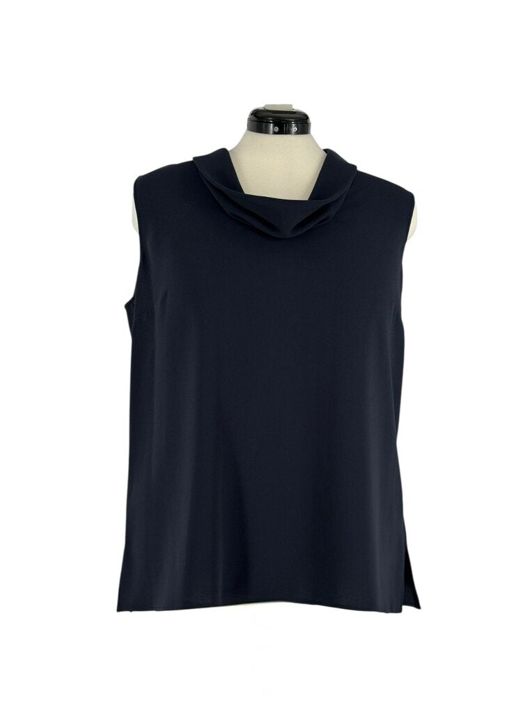 Cowl Neck Split Hem Tank Top