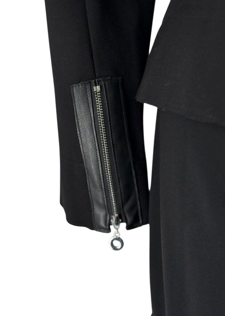 Paula Ryan Zipper Trim Fit & Flare Jacket