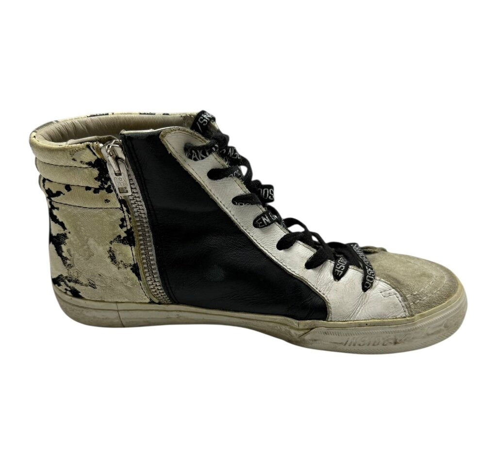 Golden Goose Leopard Printed Hi Tops