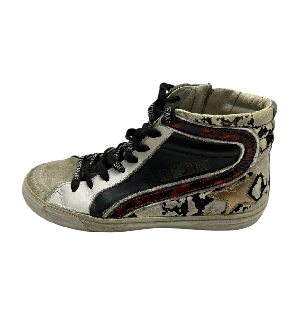 Golden Goose Leopard Printed Hi Tops