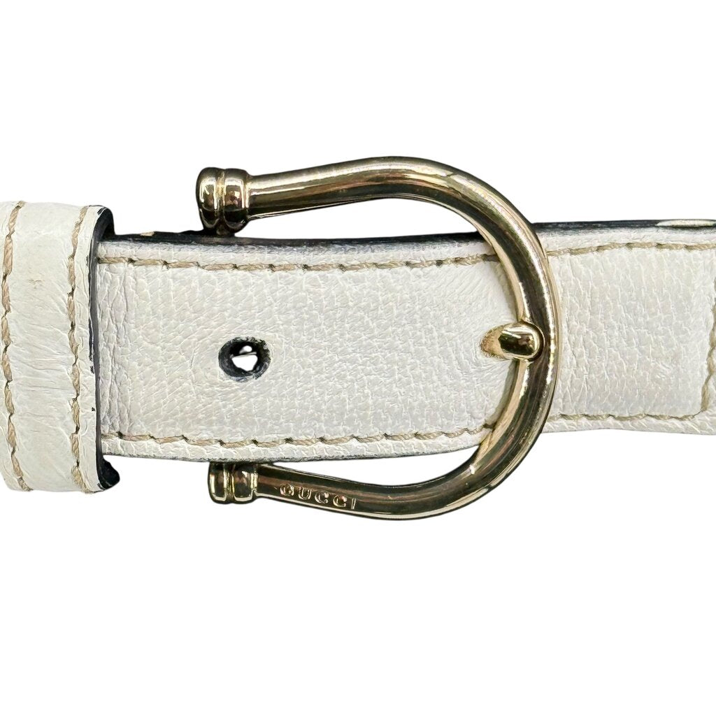 Gold Chain and Leather Belt
