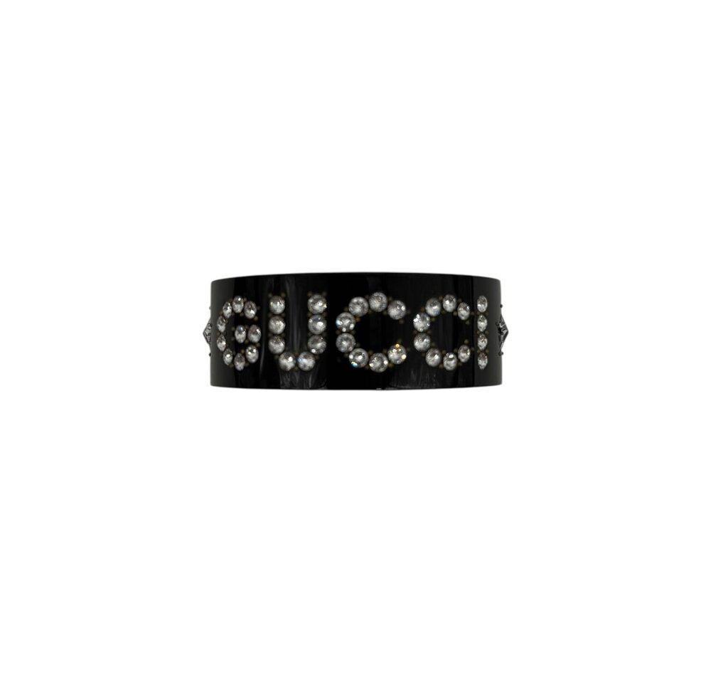 Gucci Crystal & Resin Star Cuff