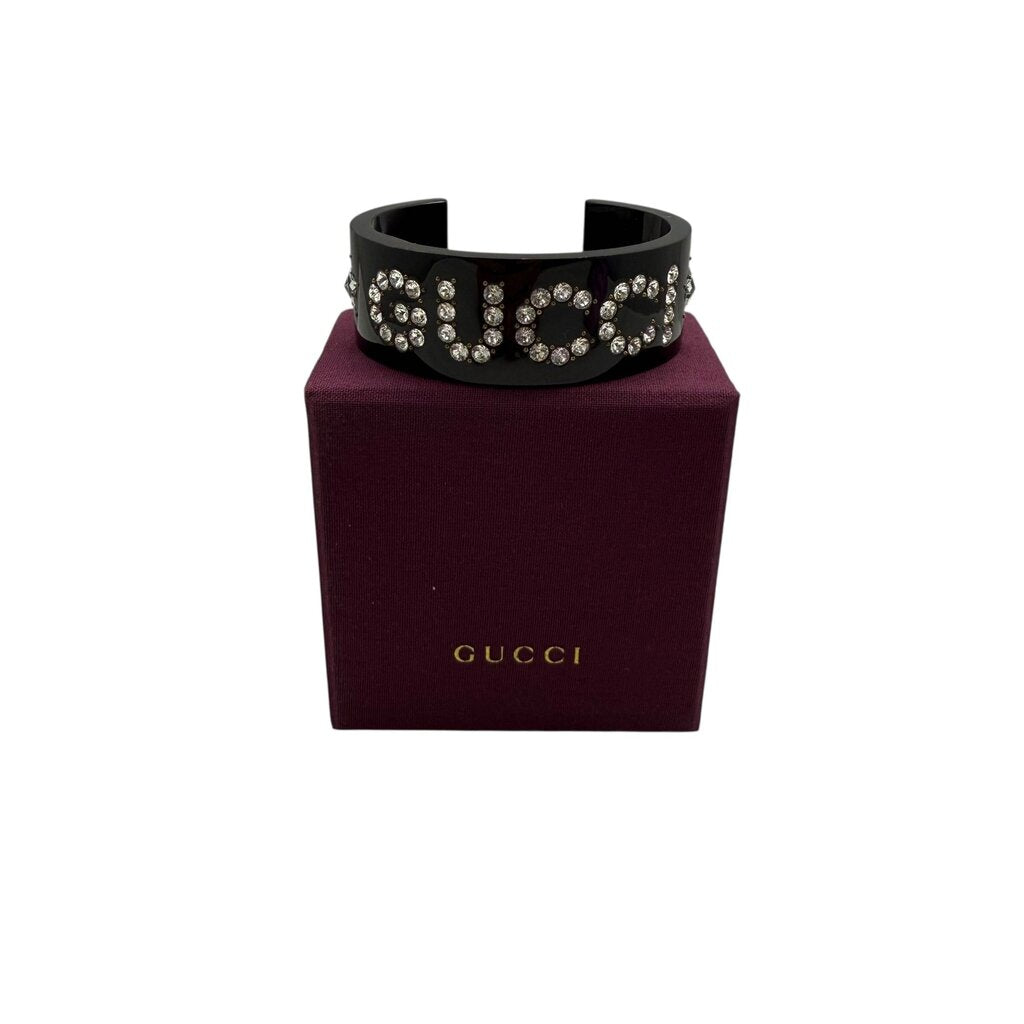 Gucci Crystal & Resin Star Cuff