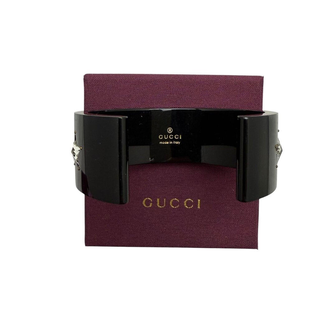 Gucci Crystal & Resin Star Cuff