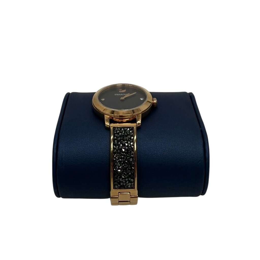 Swarovski Cosmic Rock Metal Bracelet Watch in Navy and Rose Gold