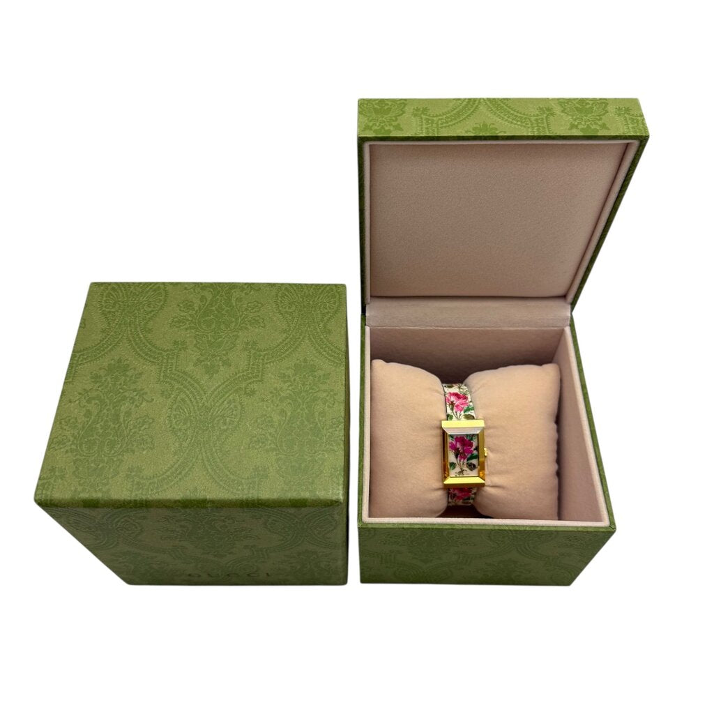 G-Frame Floral Mother of Pearl Dial Watch