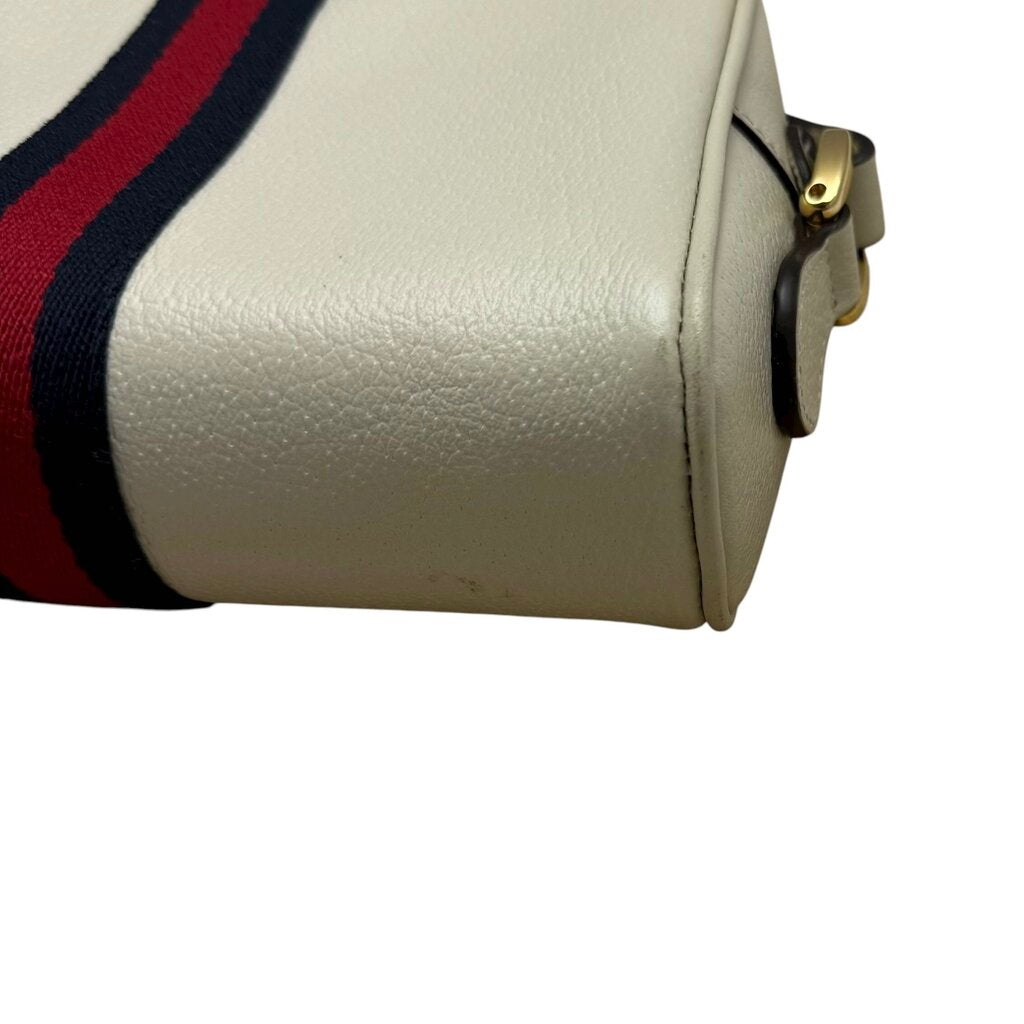 Gucci Ophidia Pebbled Leather Mini Ophidia Crossbody Shoulder Bag