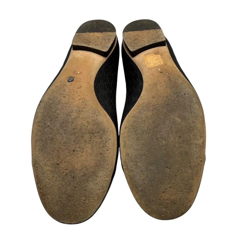 Cap Toe Micro Guccisimo Ballet Flat