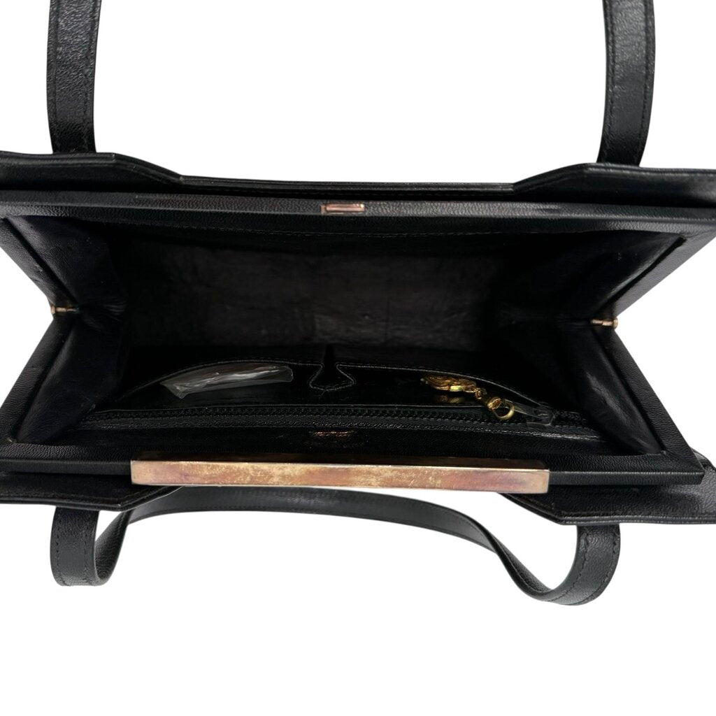 Gucci Cellerini Leather Top Handle Handbag
