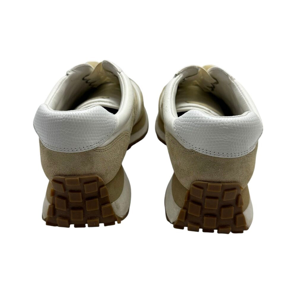 Veronica Beard Valentina Mixed Leather Retro Sneakers