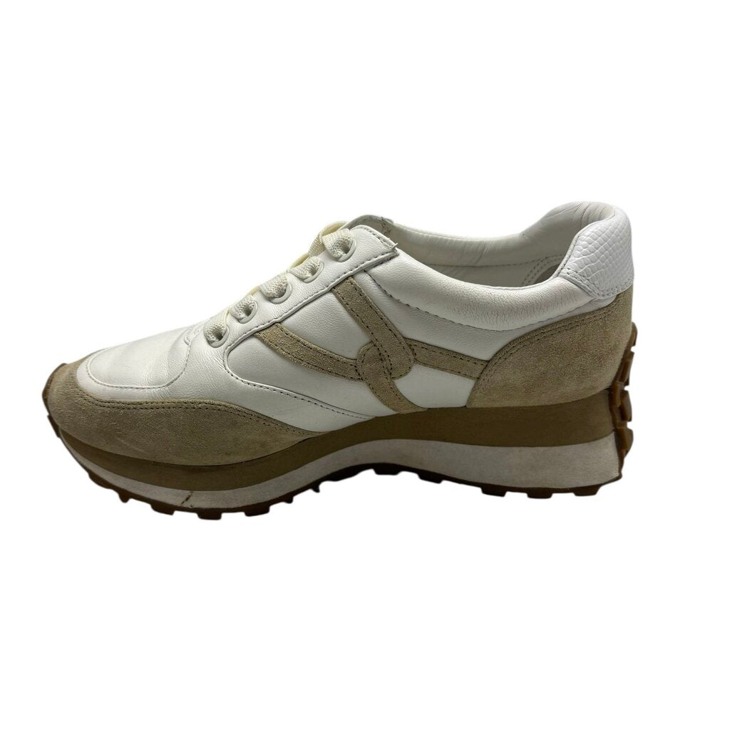 Veronica Beard Valentina Mixed Leather Retro Sneakers