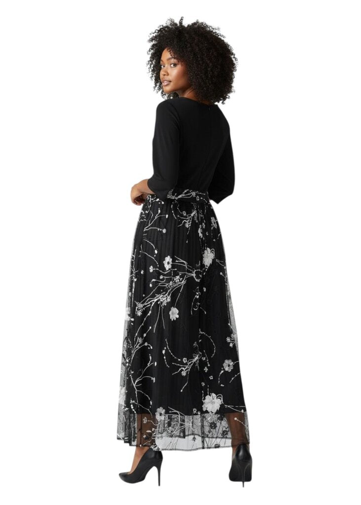 Long Sleeve Floral Maxi / ID5