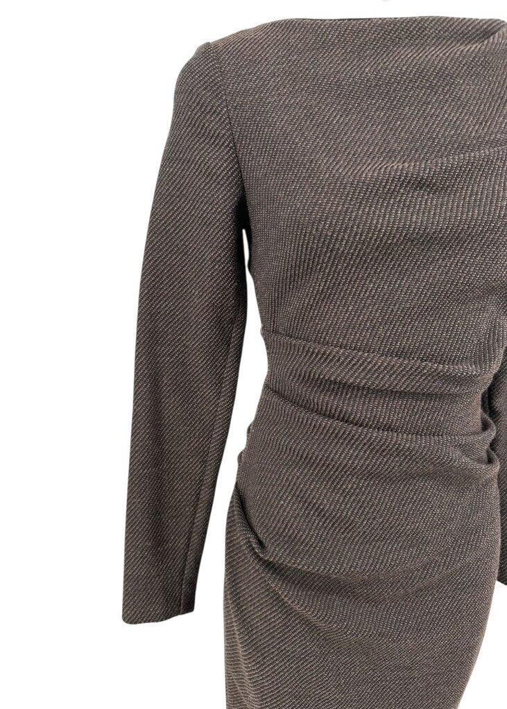 Long Sleeve Ruched Bodycon / ID5