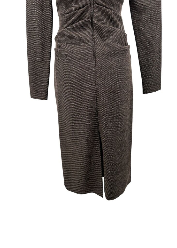 Long Sleeve Ruched Bodycon / ID5