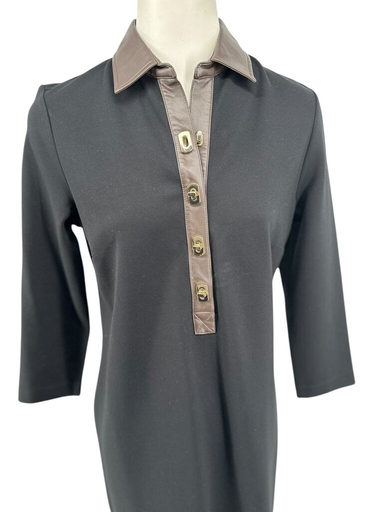 Leather 1/4 Placket Falcon / ID5