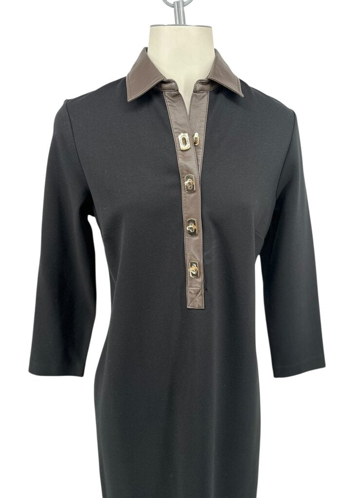Leather 1/4 Placket Falcon / ID5