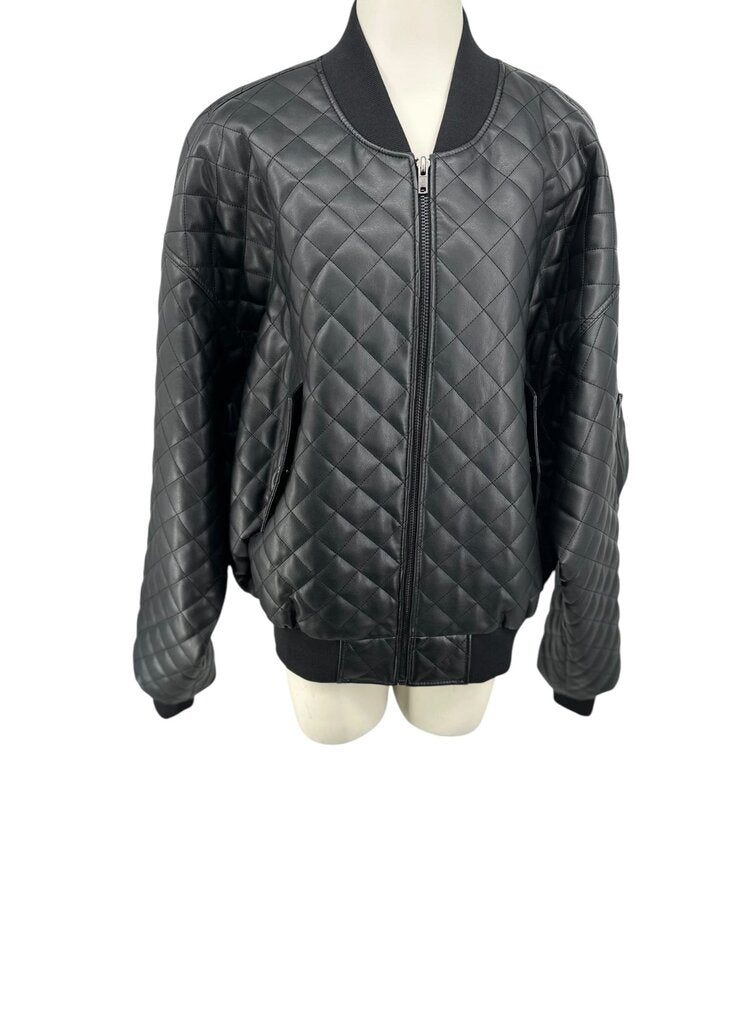 The Frankie Shop Unisex Bomber Diamond Quilted Jacket