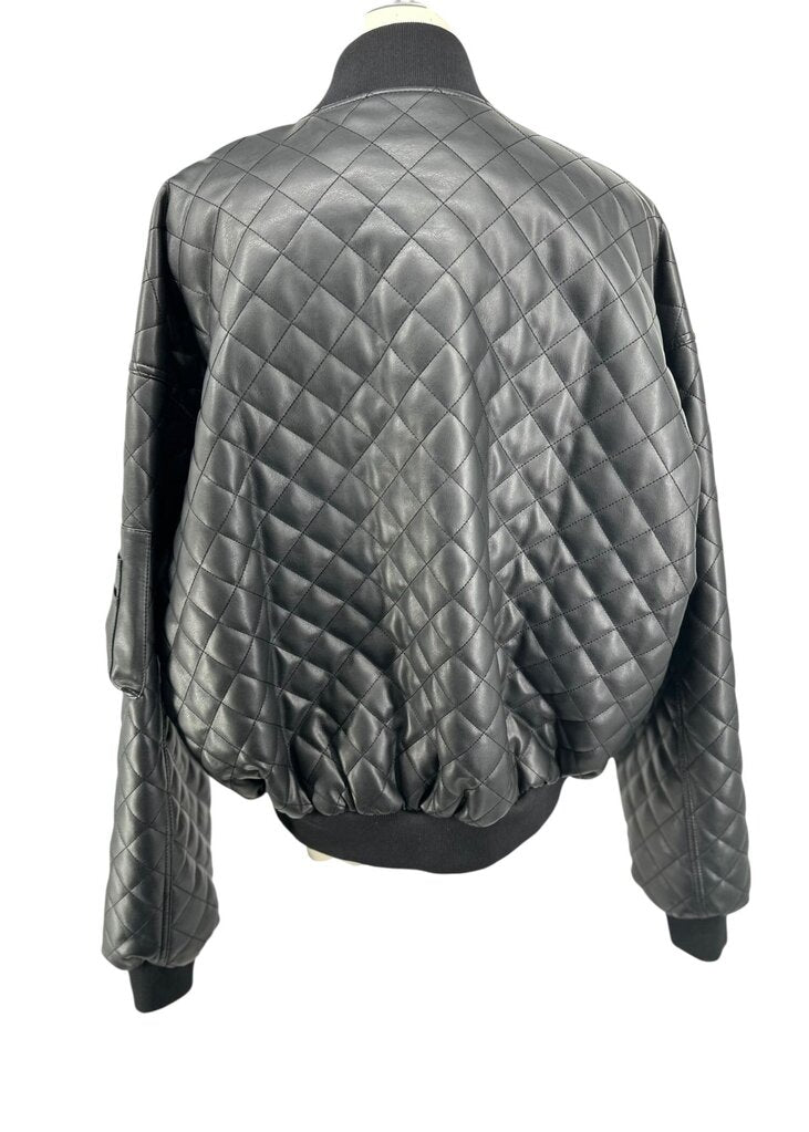 The Frankie Shop Unisex Bomber Diamond Quilted Jacket