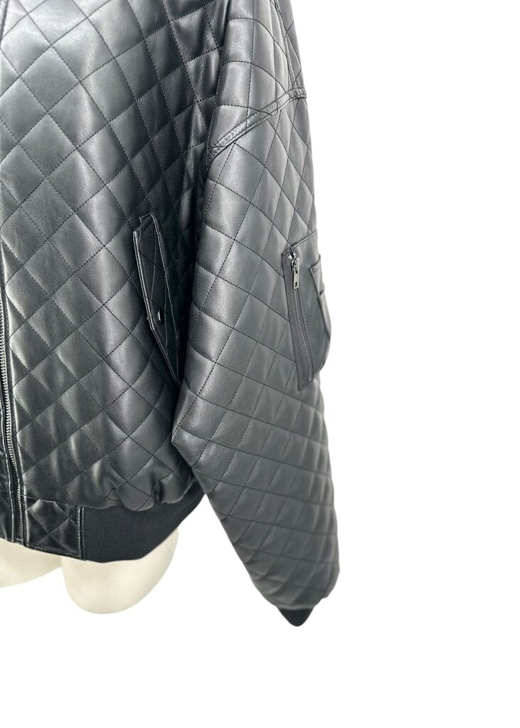 The Frankie Shop Unisex Bomber Diamond Quilted Jacket