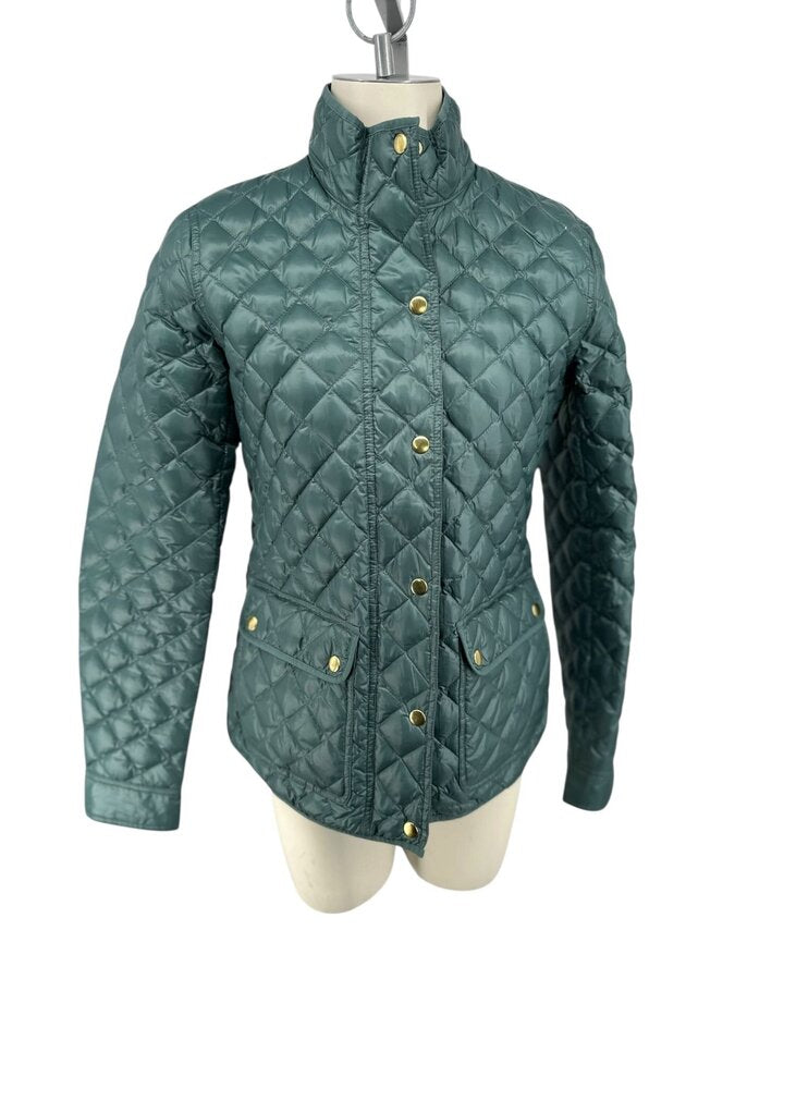 J Crew Women's Diamond Quilted Classic Barn Coat