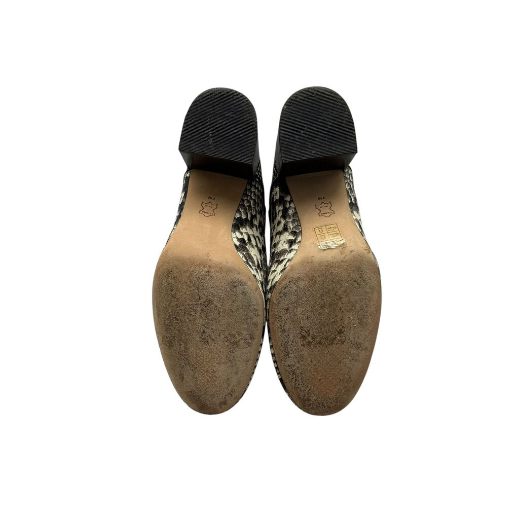 Kira Snakeskin Embossed Leather Boot