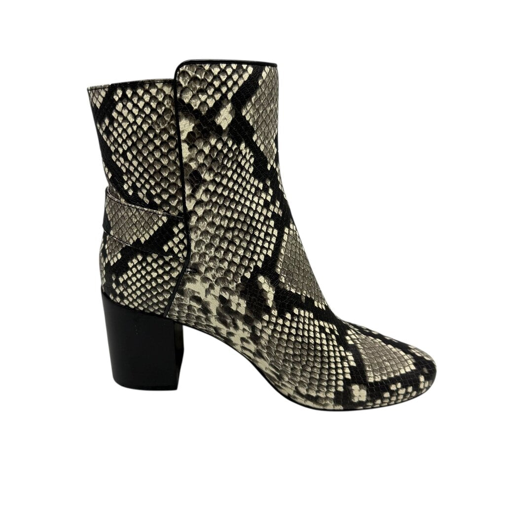 Kira Snakeskin Buckle Tory Burch Womens Boots