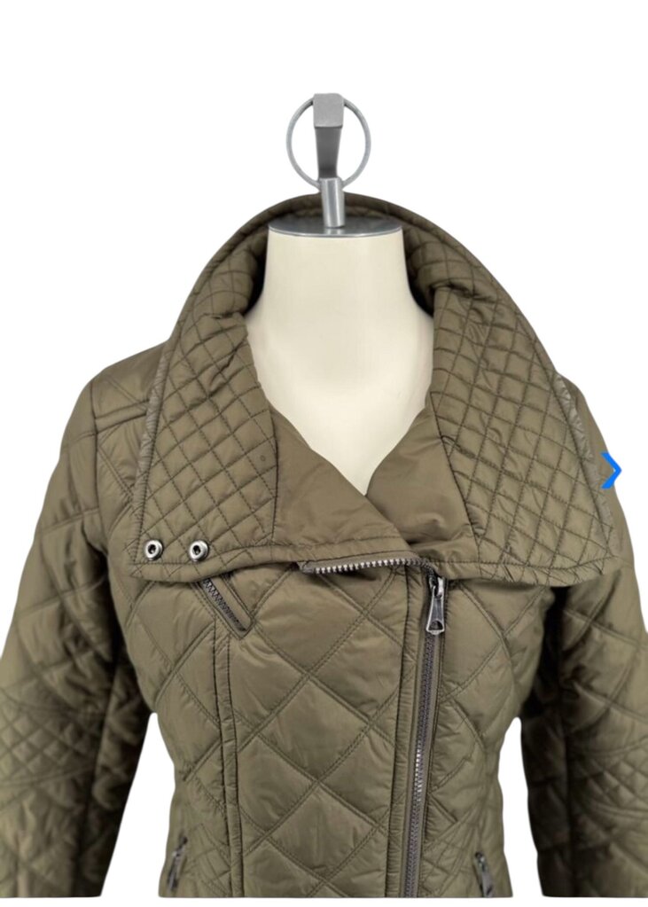 Marc New York Andrew Marc Green Womens Quilted Jacket