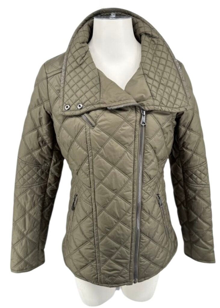 Marc New York Andrew Marc Green Womens Quilted Jacket