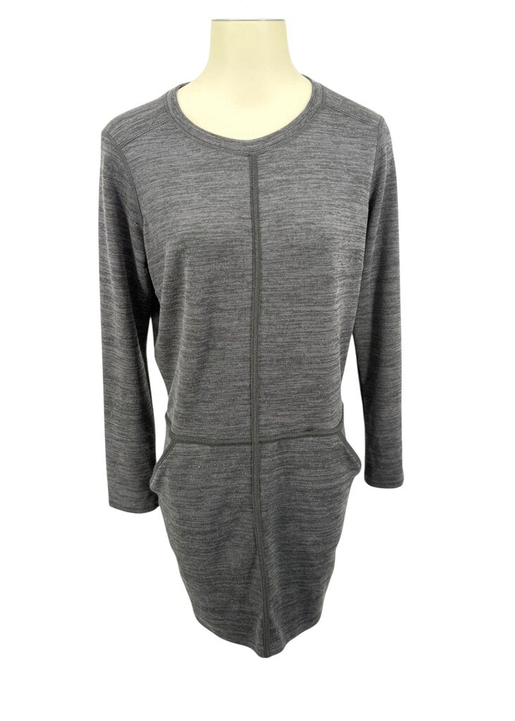 Athleta Teal Sweatshirt XS Womens Ribbed Sleeves