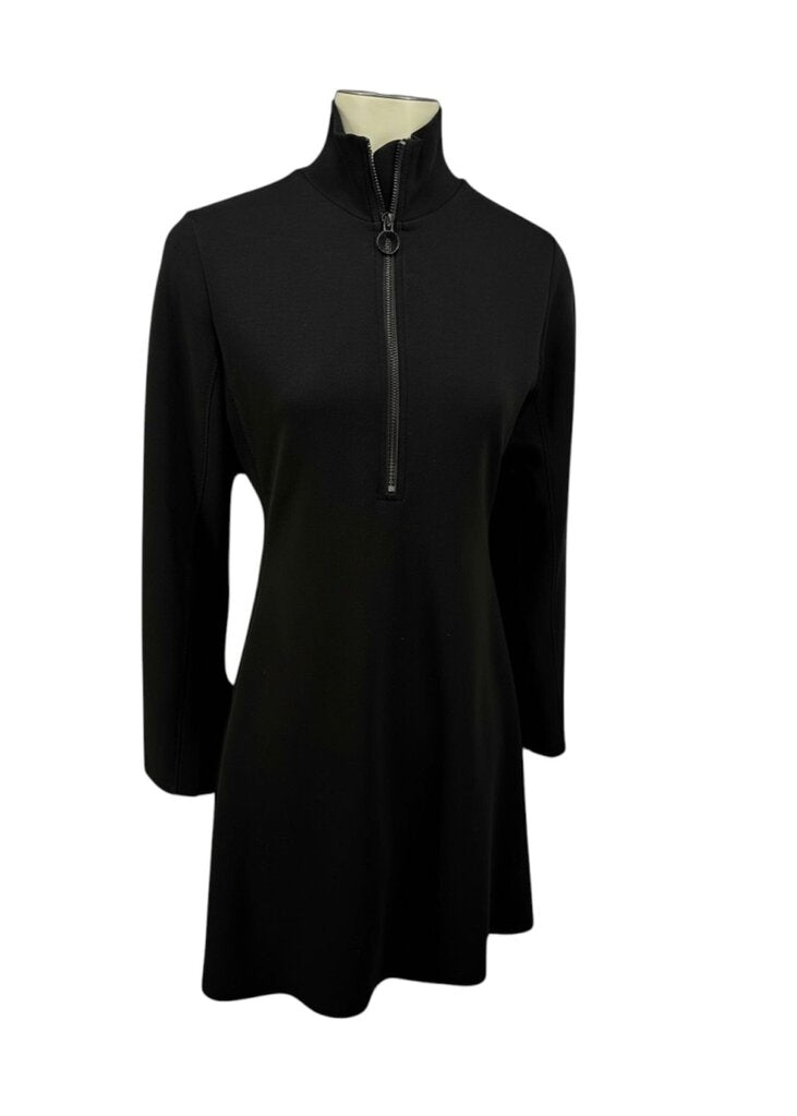 Athleta, Black Side Zip Collar, SweaterDress, Pre-Owned