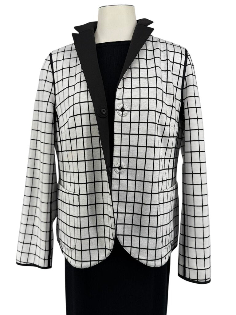 Reversible Solid & Checkered Jacket