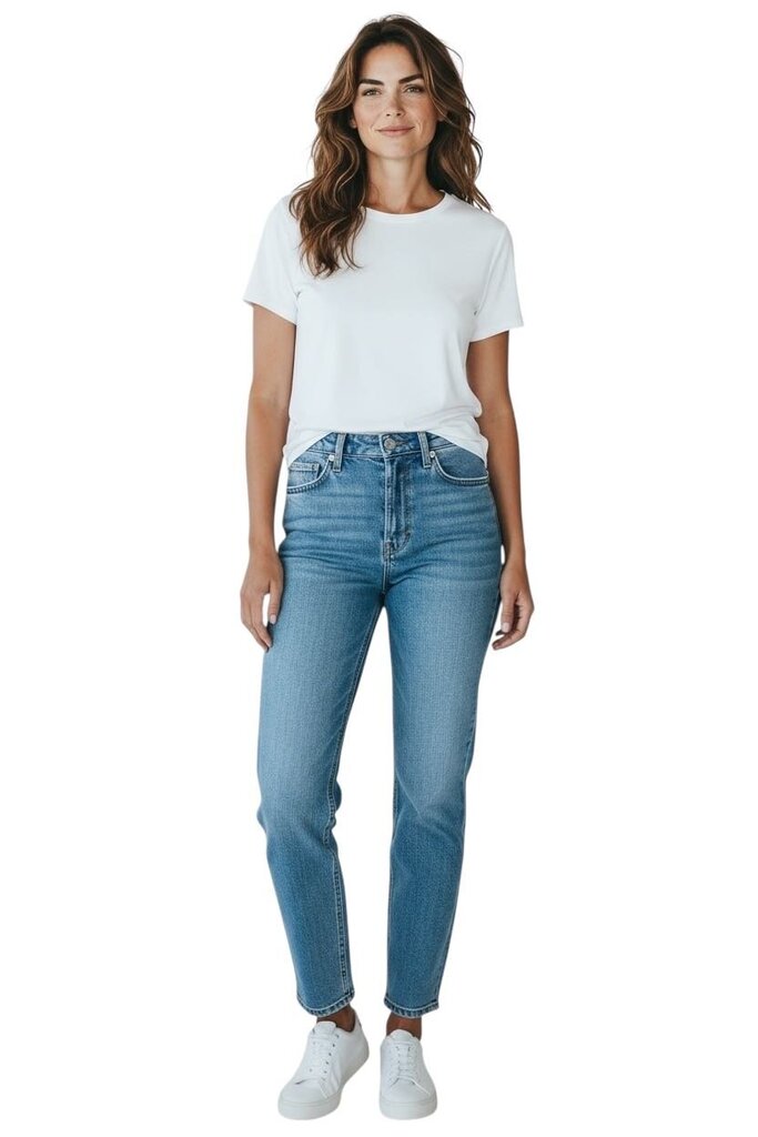 90s Pinch Button Fly Straight Jeans