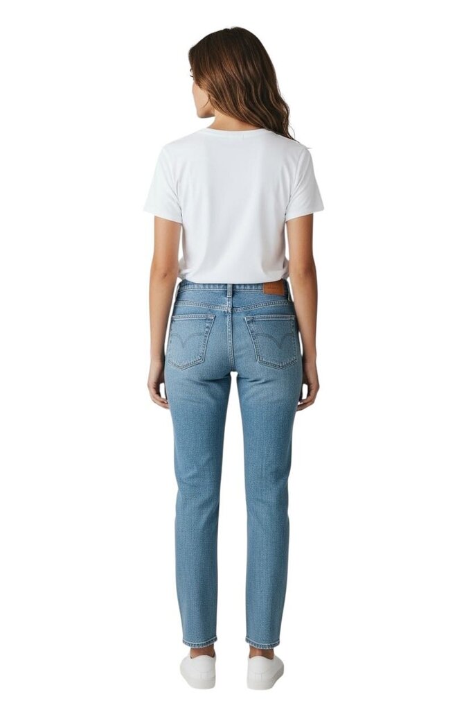 90s Pinch Button Fly Straight Jeans