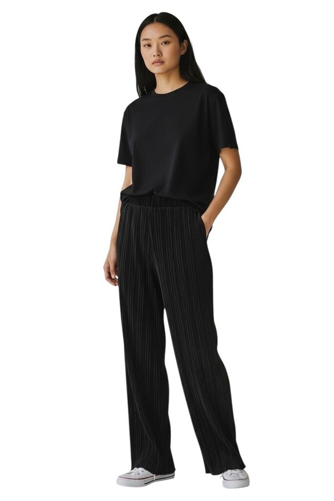 Pleated Wide Leg Pants