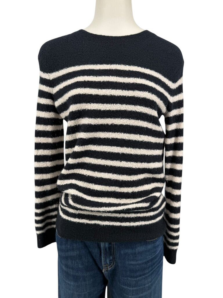 Wool Striped Crewneck Sweater