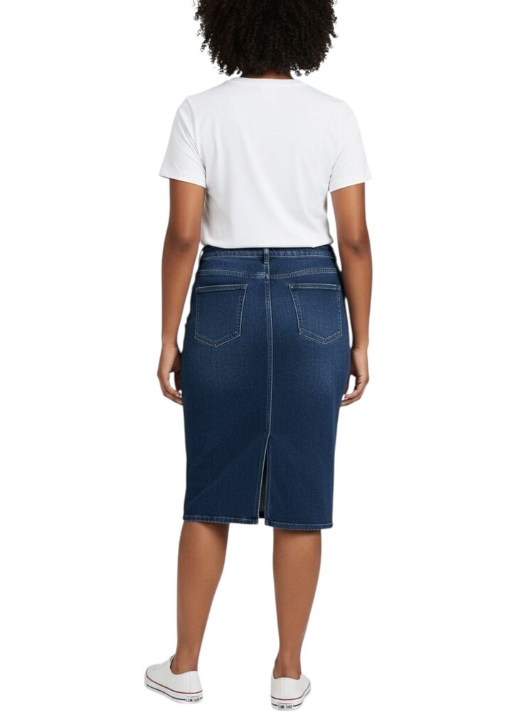 Denim Maxi Skirt