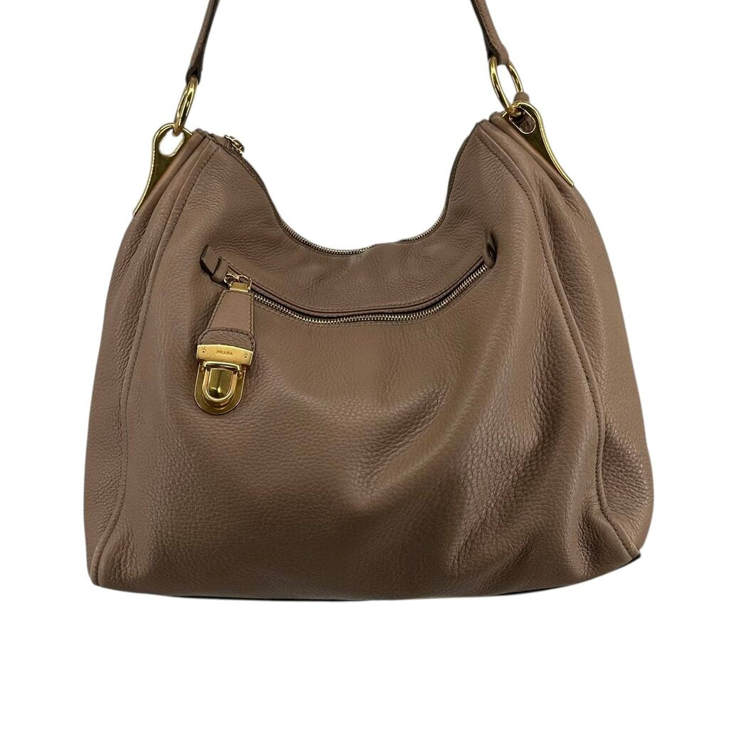Prada Pushlock Shoulder Bag