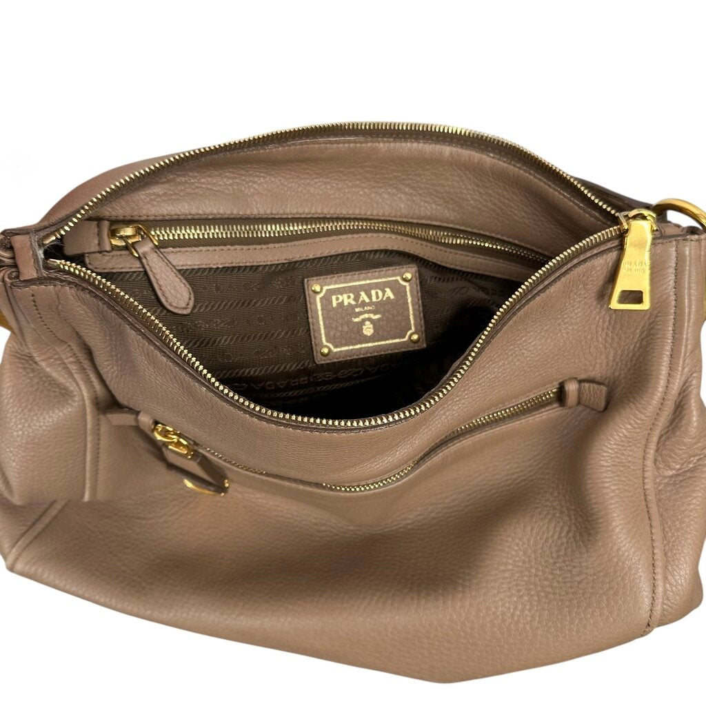 Prada Pushlock Shoulder Bag