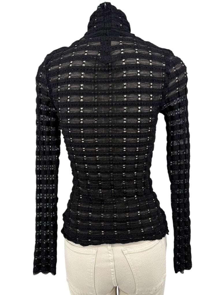 Ulla Johnson, Emma Top in Noir Women's Black Cutout