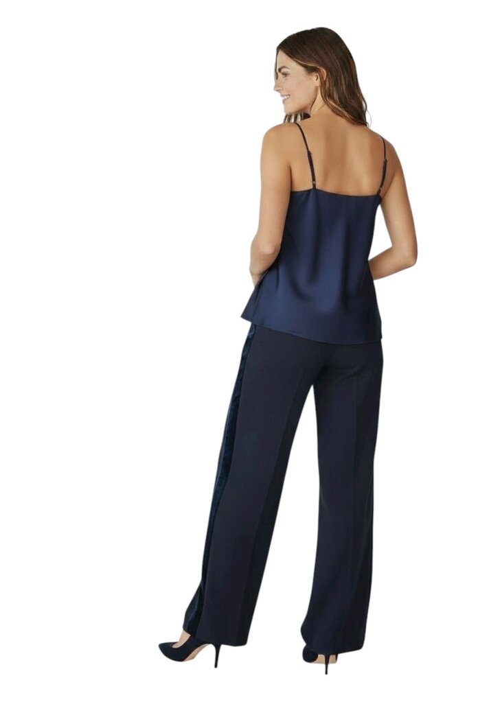 Talbot Runhoff NWT Wide Leg Tuxedo Stripe Formal Tweed Pant