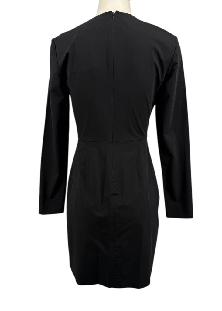 Shoulder Bow Long Sleeve Mini Dress