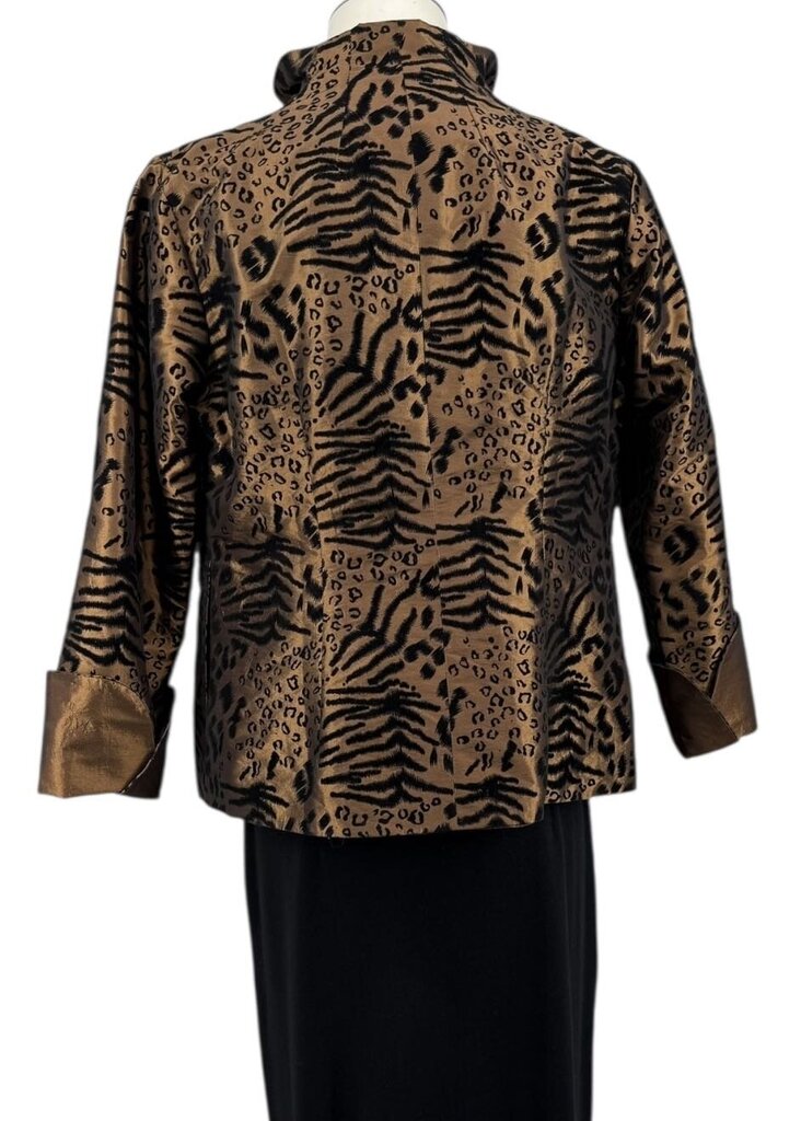 Grace Chuang Leopard Print Gold Jacket