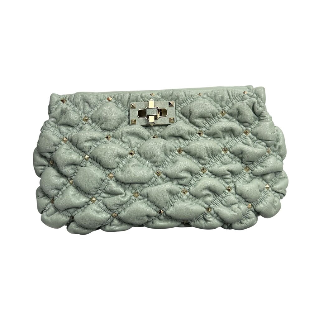Valentino Garavani Spinkeme Rock Stud Quilted Leather Shoulder Handbag
