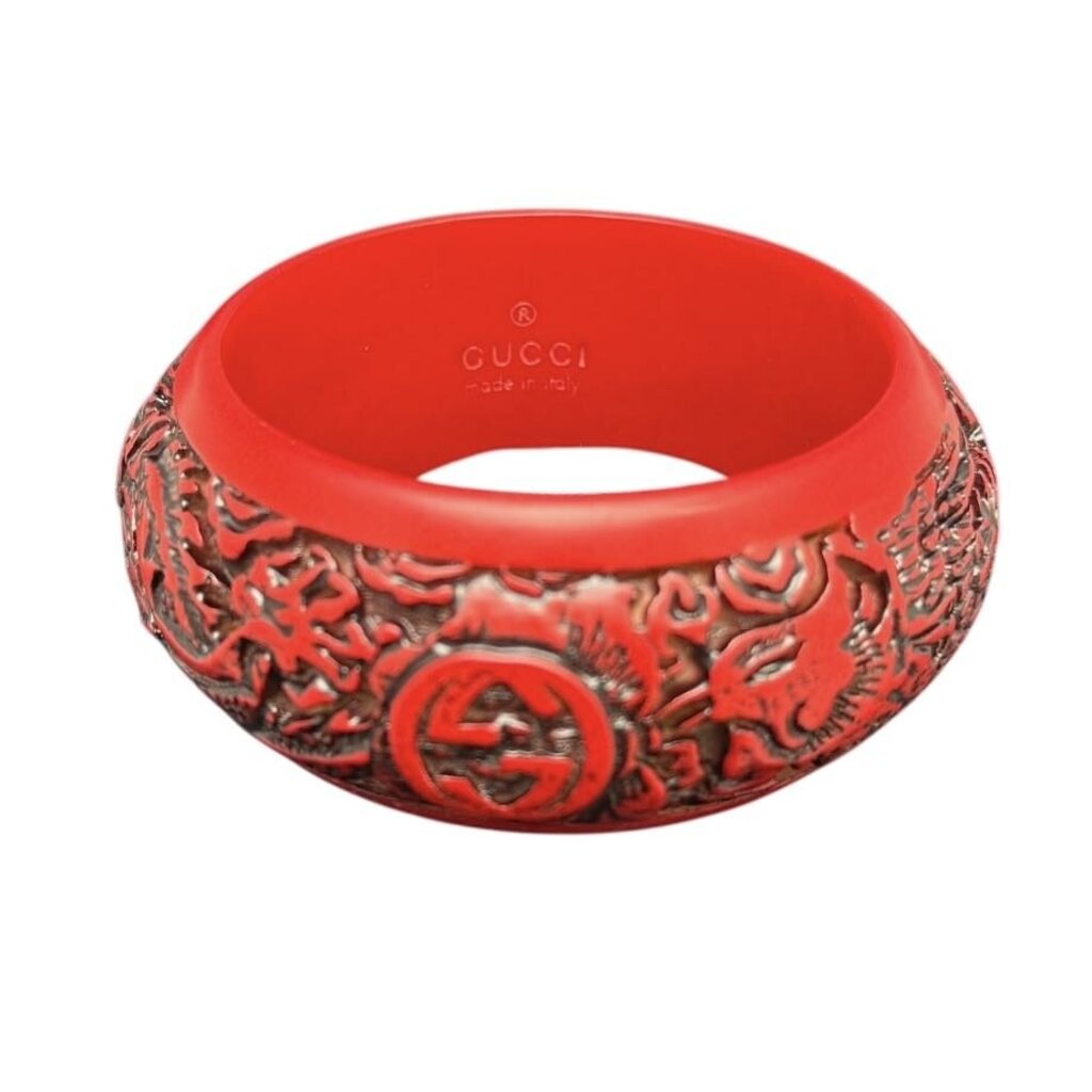 Gucci Carved Bangle
